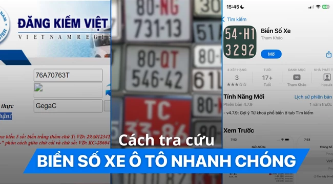 Cách check biển số xe ô tô nhanh chóng và những điều cần lưu ý