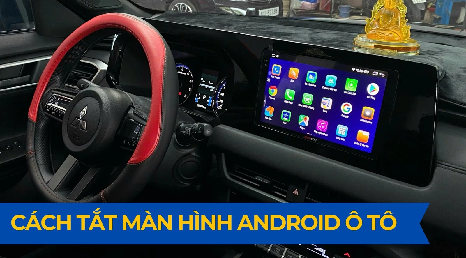 Cách tắt màn hình Android ô tô đơn giản, dễ thực hiện
