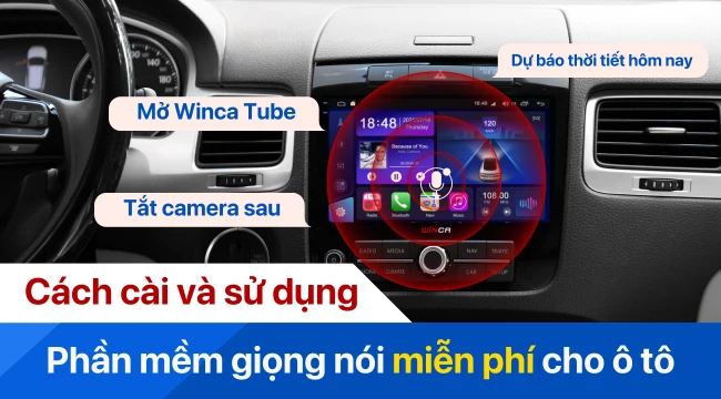 Cách cài và sử dụng phần mềm giọng nói miễn phí cho ô tô