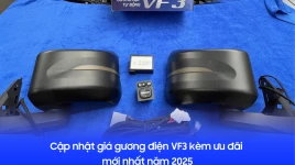 Cập nhật giá gương điện VF3 kèm ưu đãi mới nhất năm 2025