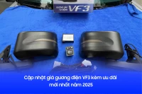Cập nhật giá gương điện VF3 kèm ưu đãi mới nhất năm 2025