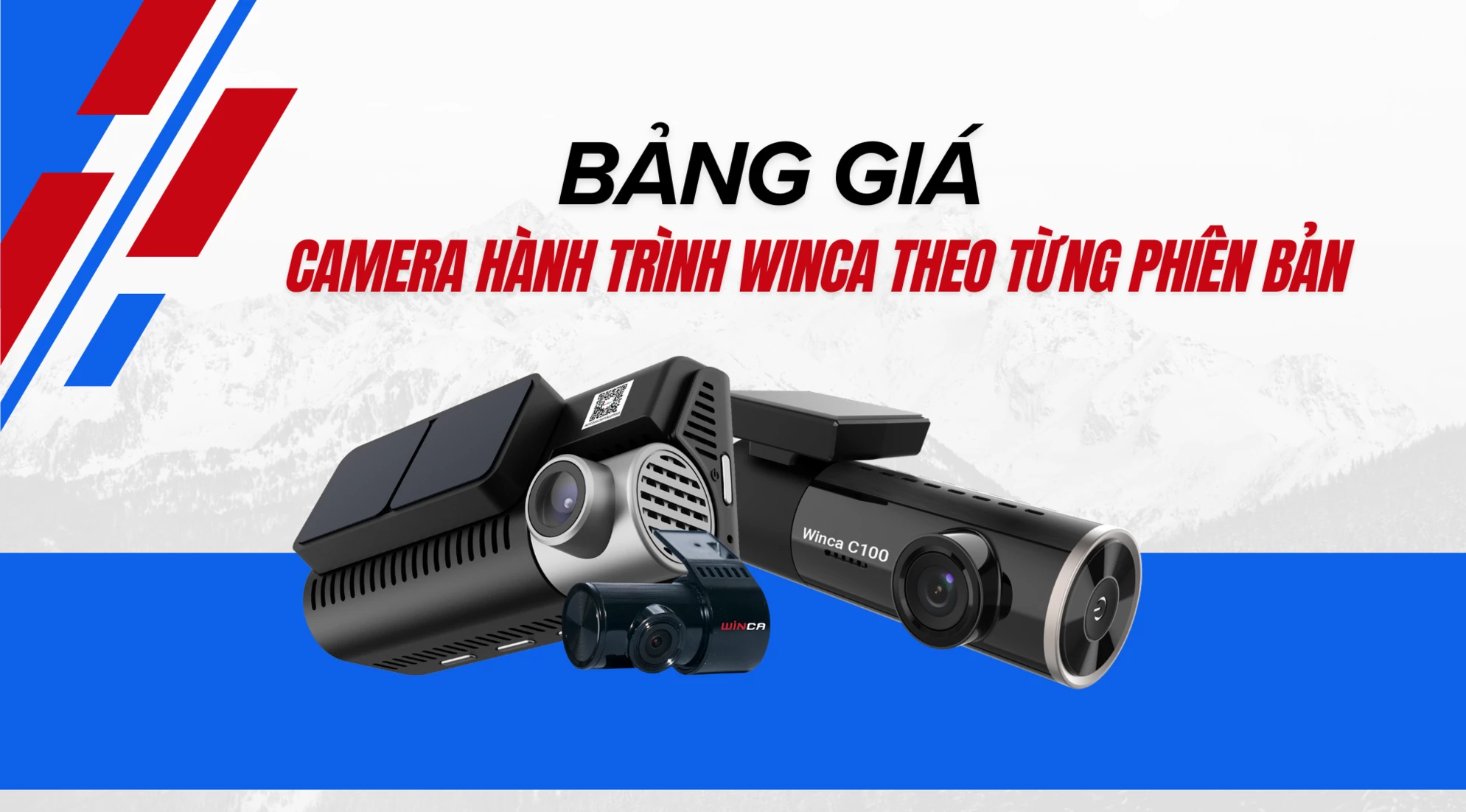[2024] Tổng hợp bảng giá camera hành trình Winca theo từng phiên bản