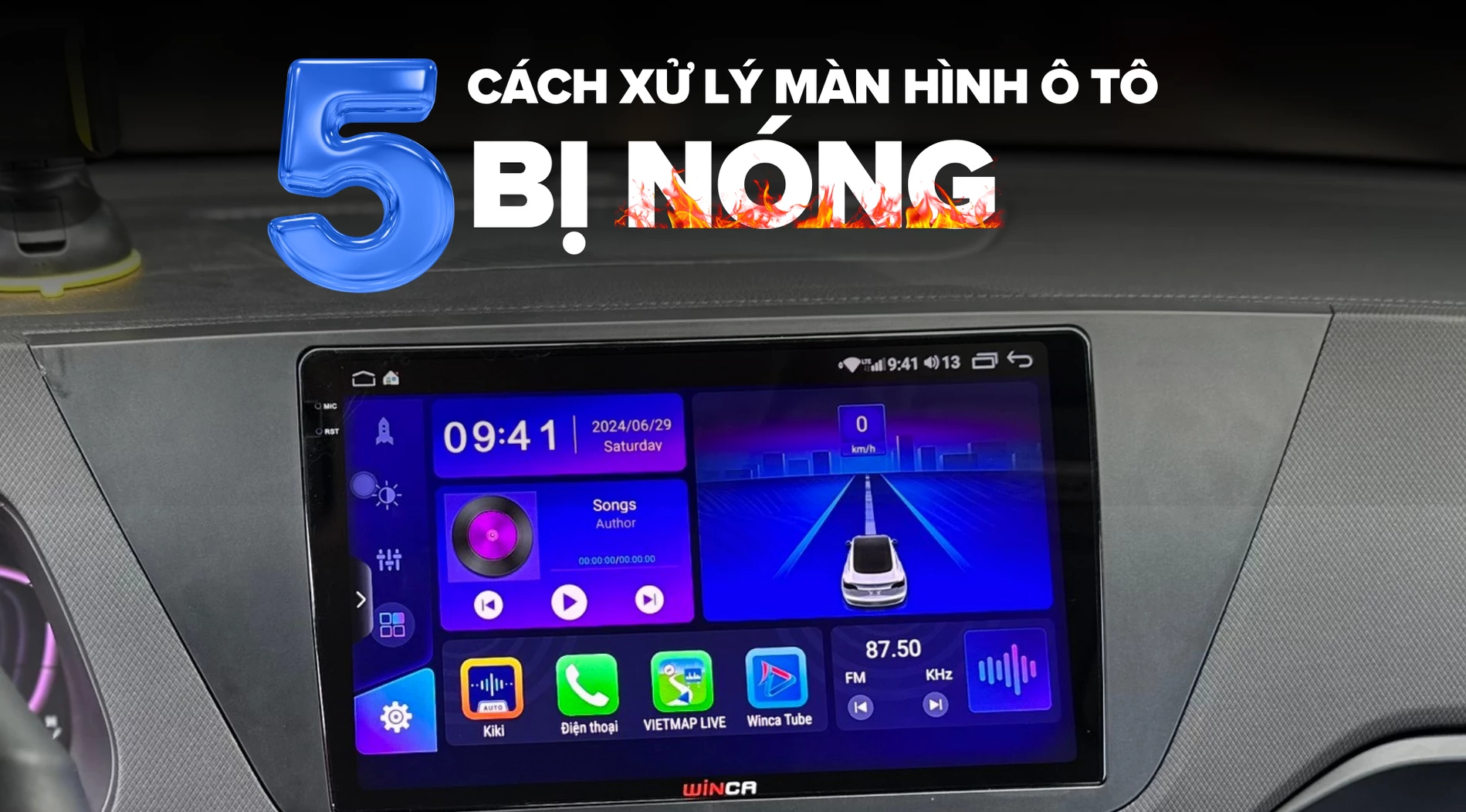 5 cách làm mát màn hình ô tô bị nóng nhanh chóng, đơn giản